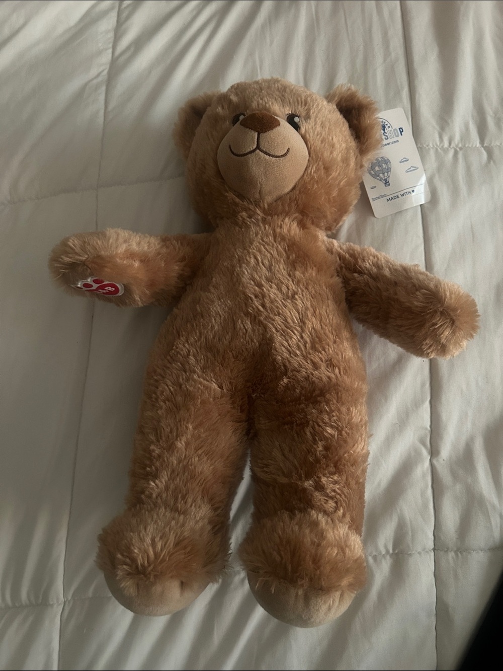 Build-A-Bear Light Brown Plush Teddy Bear Stuffed Animal